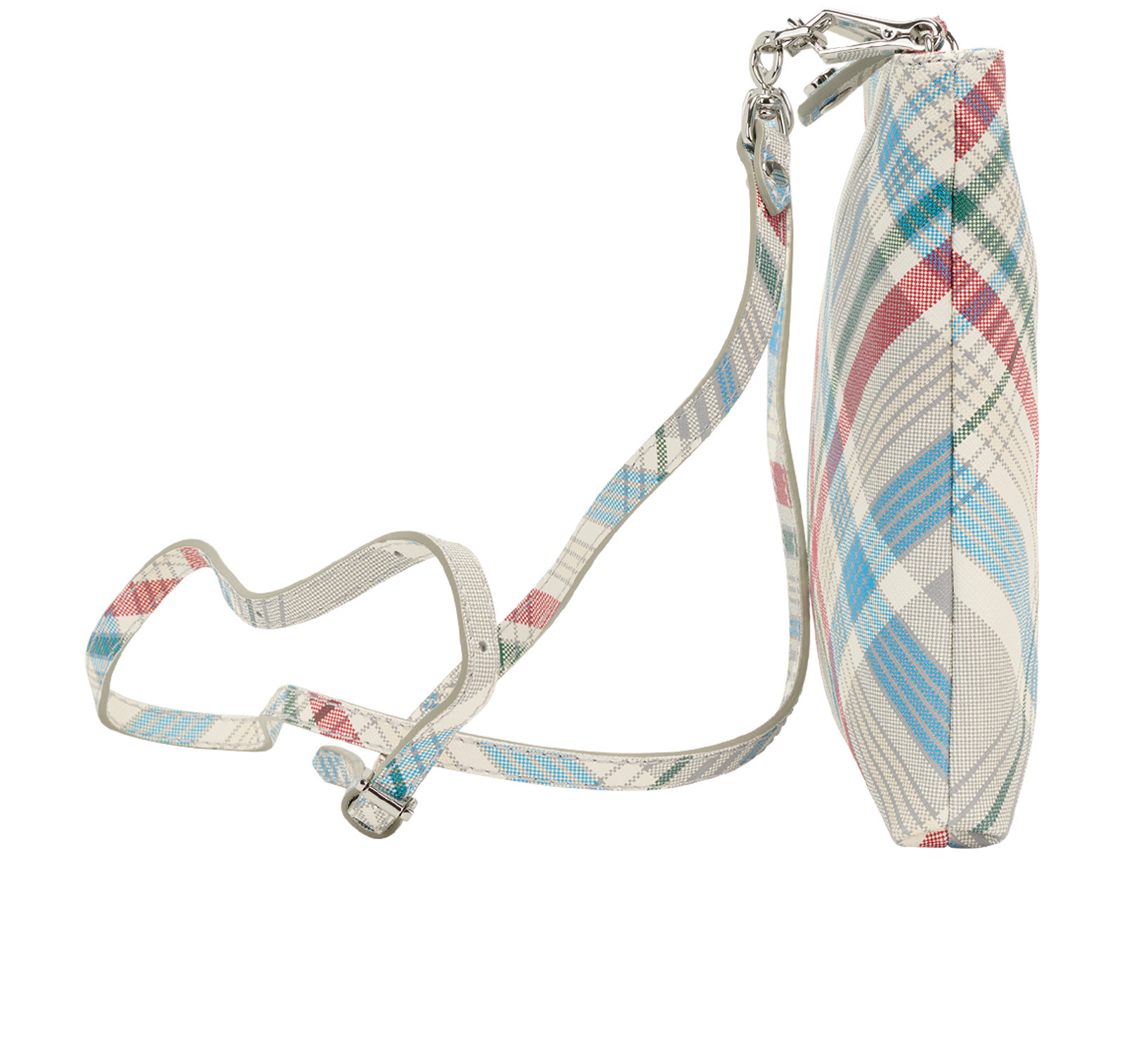 Squire Square Crossbody, &pound;90, Handbags, White, Canvas, Side view
